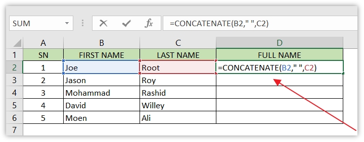 How To Add Two Text Cells Together In Excel Excelwrap 9498