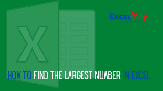 how-to-find-the-largest-number-in-excel