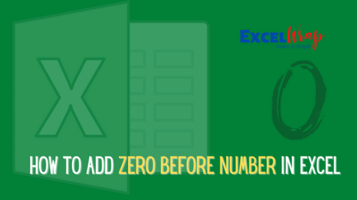 How To Add Zero Before Number In Excel 11 Ways   How To Add Zero Before Number In Excel 520x292 