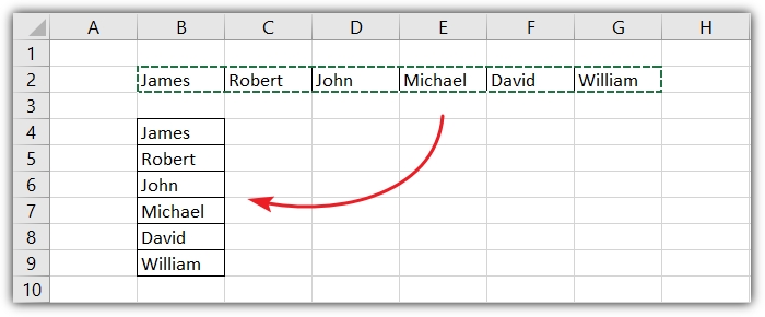 How To Paste In Excel From Horizontal To Vertical Excelwrap 4172
